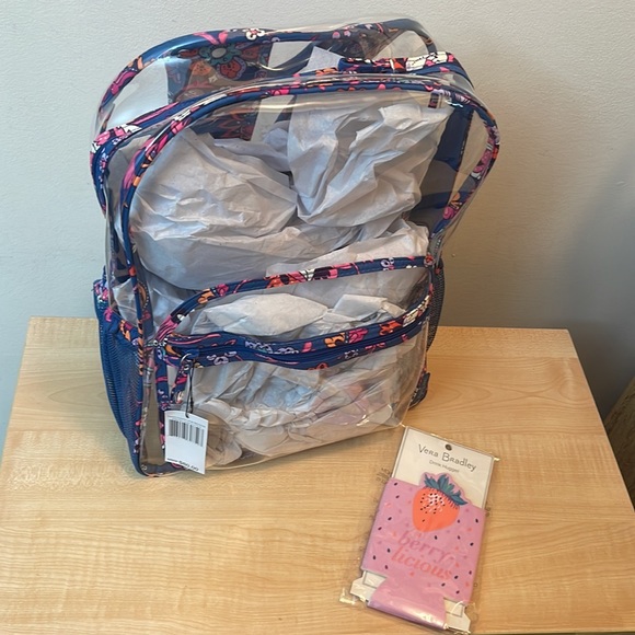 Vera Bradley Bags Vera Bradley Clearly Colorful Clear Dragon Fruit